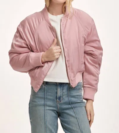 Dear John Denim Samaria Jacket In Satin Pink