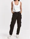 Dear John Denim Sandi Cargo Pants In Black