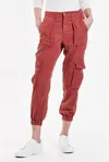 Dear John Denim Sandi Tencel Cargo Pant In Potter's Clay In Pink