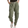 Dear John Denim Sandy Cargo Jogger In Sage In Green