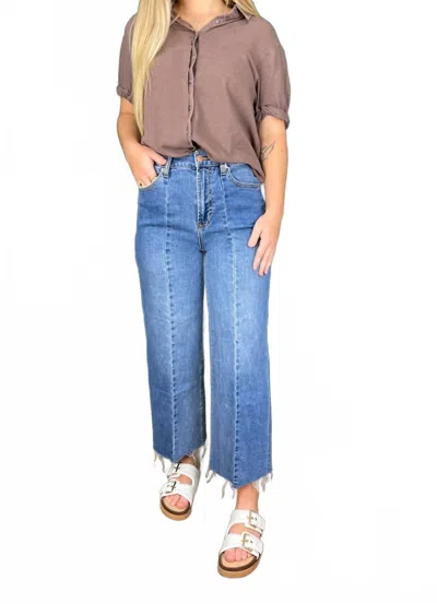 Dear John Denim Sante Fe High Rise Crop Jeans In Audrey In Blue