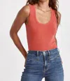 Dear John Denim Paula Tank In Radiant Red In Red