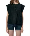 Dear John Denim Shaya Top In Black In Black