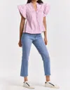 Dear John Denim Siena Cocktail Blouse In Pink In Pink