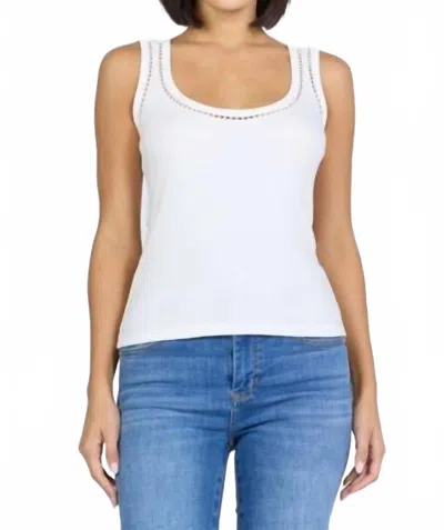 Dear John Denim Sloane Tank In White