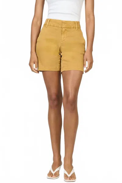 Dear John Denim South Hampton Shorts In Wood Thrush In Yellow
