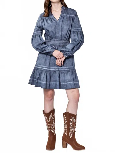 Dear John Denim Symphony Dress In Black Iris In Blue