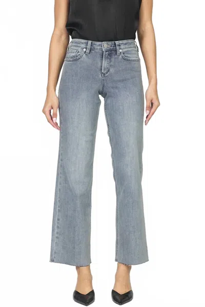 Dear John Denim Taylor Fairfax Mid-rise Straight Jeans In Grey In Gray