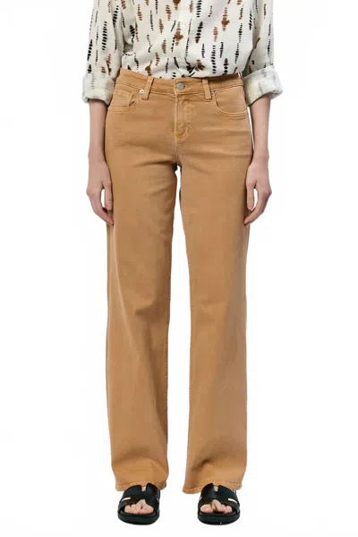 Dear John Denim Taylor Straight Leg Jean In Biscuit In Brown