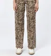 Dear John Denim Taylor Straight Leg Jean In Leopard