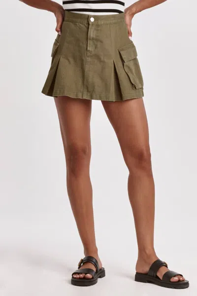 Dear John Denim Tiffany Skirt In Evergreen In Green