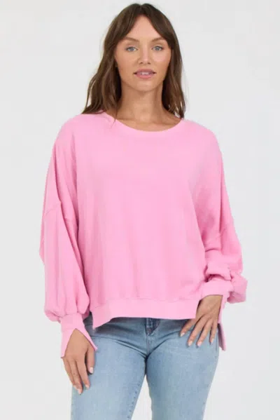 Dear John Denim Trenton Sweater In Cashmere Rose In Pink