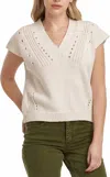Dear John Denim Una Sweater In Ivory In Multi