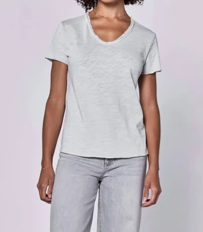 Dear John Denim Vanya Short Sleeve Tee In Dawn Blue In Multi