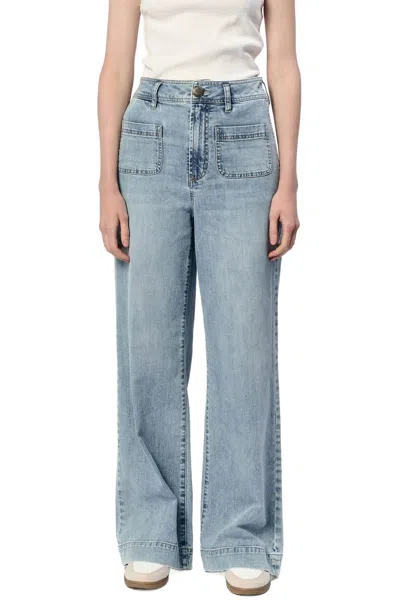 DEAR JOHN DENIM WOMEN'S AUDREY HIGH-RISE CLEAN HEM IN ZURIE