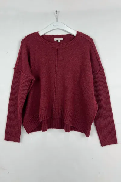 Dear John Denim Women's Ayat Top In Cherry Laquer In Animal Print