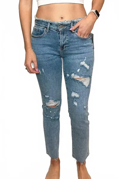 Dear John Denim Women's Blaire Straight Leg Jeans In Blue