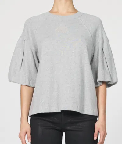 Dear John Denim Women's Bubble Sweatshirt In Grey In Gray