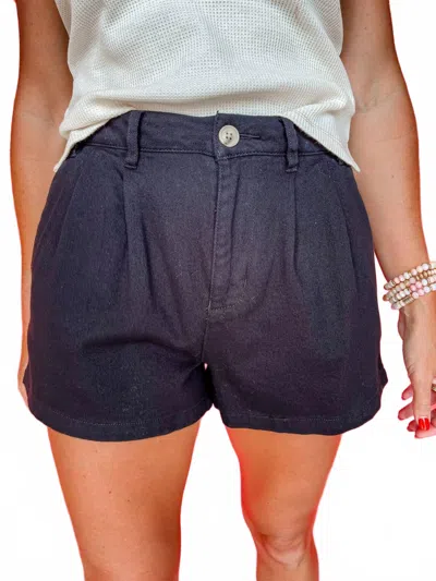 Dear John Denim Women's Catalina High Rise Shorts In Black In Blue