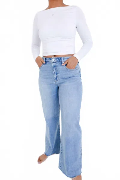 Dear John Denim Women's Fiona High Rise Pant In Arctic Denim In Blue