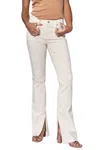 Dear John Denim Women's Jaxtyn Clean Hem Mid-rise In Wheat In Gold