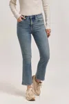 Dear John Denim Women's Jeanne Cropped Hi-rise Jean In Antique Wash In Multi