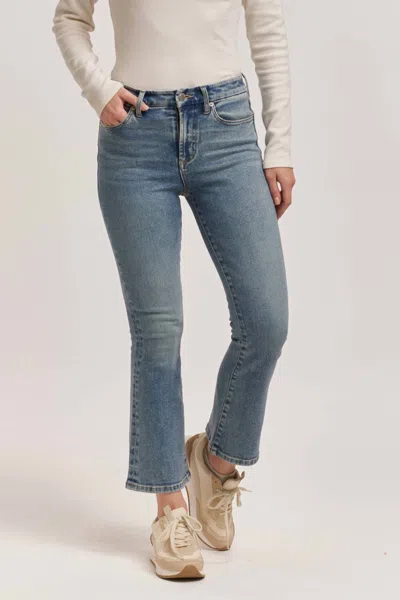 Dear John Denim Women's Jeanne Cropped Hi-rise Jean In Antique Wash In Multi
