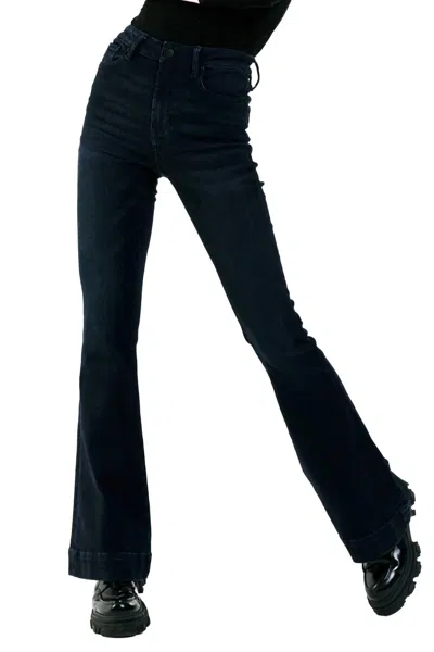Dear John Denim Women's Laney Flare Hi-rise Clean Hem Jeans In Humboldt In Multi