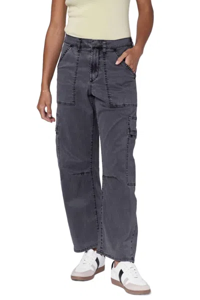 Dear John Denim Women's Lasso Hi-rise Clean Hem Jeans In Charcoal In Pink