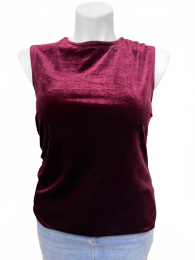 Dear John Denim Women's Shaunee Sleeveless Blouse In Cherry Laquer In Purple