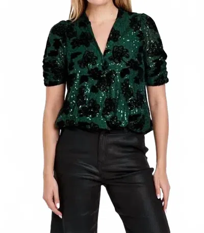 DEAR JOHN DENIM WOMEN'S YAZMINE TOP IN SPARKLING LILY