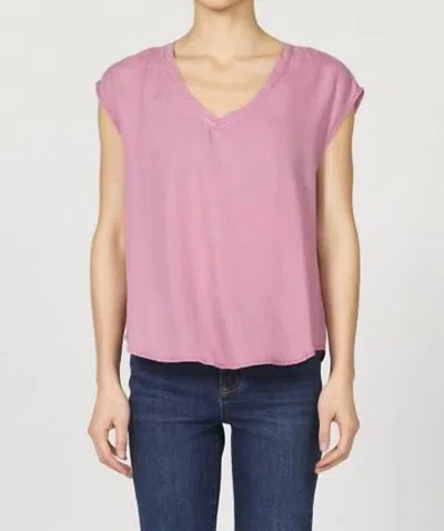 Dear John Denim Yanis Lyocell Top In Lilas In Pink