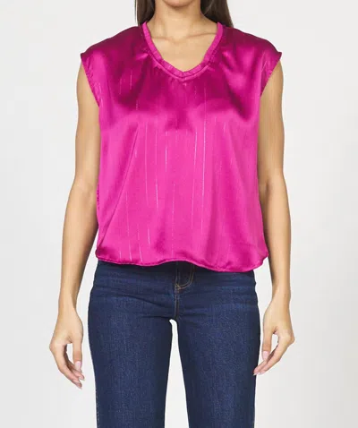 Dear John Denim Yanis Novelty Top In Beaujolais In Purple