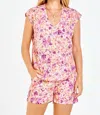 Dear John Denim Yanis Printed Top Sweet Spring In Multi