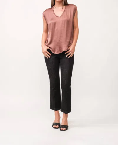Dear John Denim Yanis Top In Maroon In Multi