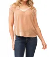 Dear John Denim Yanis Top In Nomad In Neutral