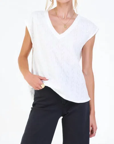 Dear John Denim Yanis Top In White Lace