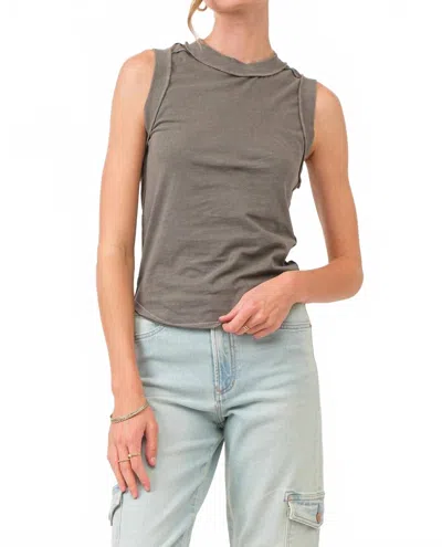 Dear John Denim Zo Tank In Smoke Grey In Brown