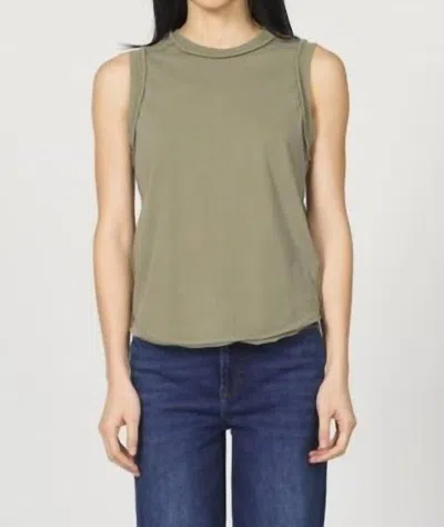 Dear John Denim Zo Tank Top In Vetiver In Green