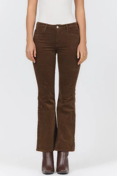 Dear John Florence Bootcut Pinwale Corduroy Pants In Brown