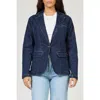 Dear John Minah One Button Blazer In Blue