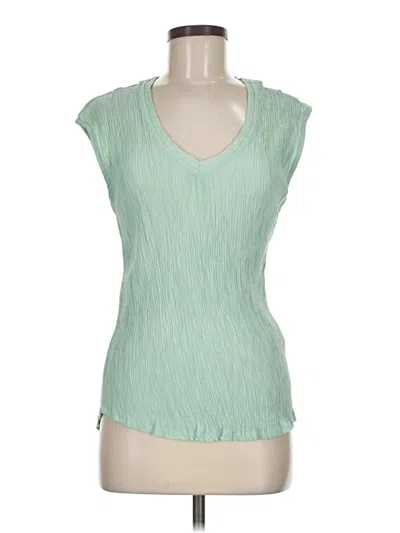 Pre-owned Dear John Sleeveless Blouse In Green