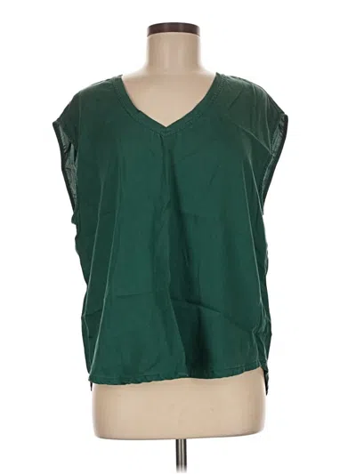 Pre-owned Dear John Sleeveless Blouse In Green