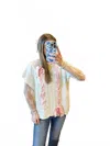 Dear Lover Satin Bow Sweater Vest In Ivory And Pink In Neutral