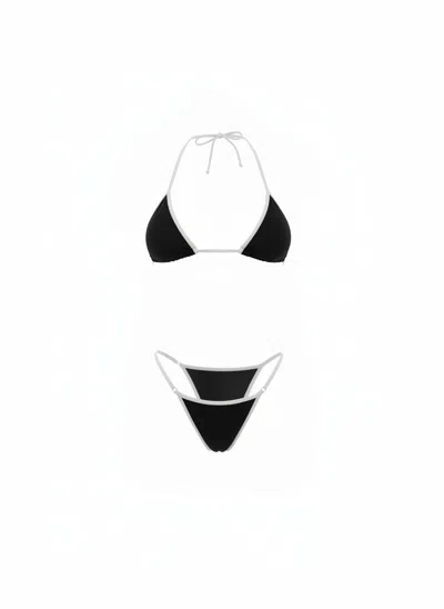 Dear Lover Women's Black Diana Set