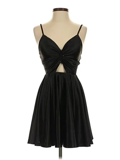Pre-owned Dear Moon Cocktail Dress In Black