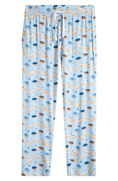 Dear Perli Pajama Pants In Blue