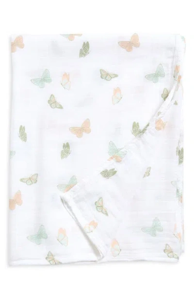 Dear Perli Print Musln Swaddle Blanket In Multi