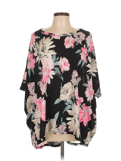 Pre-owned Dear Scarlett 3/4 Sleeve Blouse In Black