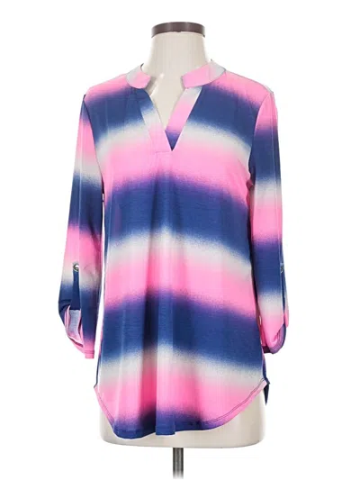 Pre-owned Dear Scarlett 3/4 Sleeve Blouse In Pink